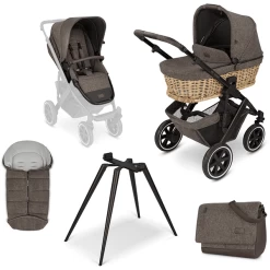 ABC DESIGN Combi Kinderwagen Salsa 4 Air - Home Set Vlecht Fashion Editie Collectie 2022