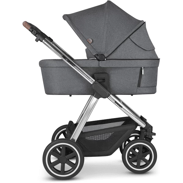 ABC Design Samba Asphalt Kinderwagen Diamond Edition Met Tulip Kinderdraagzak En Adapter - Afbeelding 5