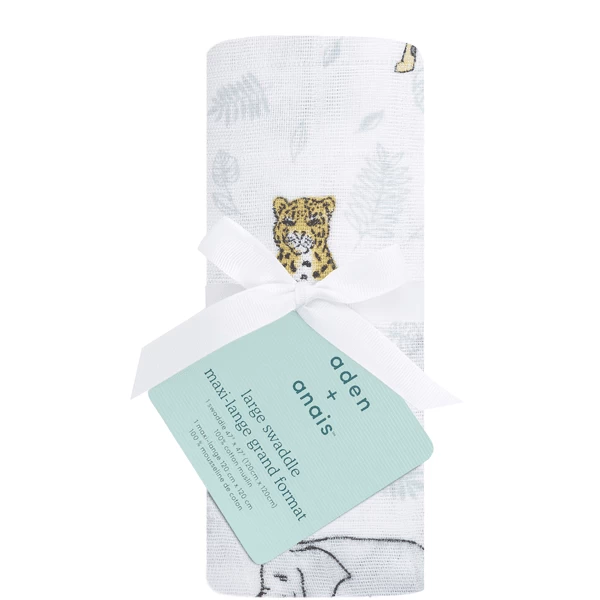 Aden + Anais⢠Grote Katoenen Mousseline Draagdoek Jungle - Tropical - Afbeelding 2