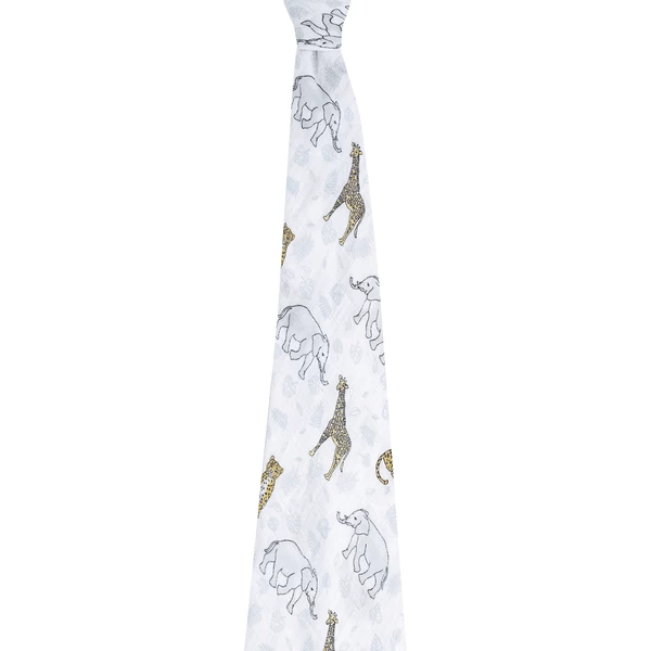 Aden + Anais⢠Grote Katoenen Mousseline Draagdoek Jungle - Tropical - Afbeelding 3