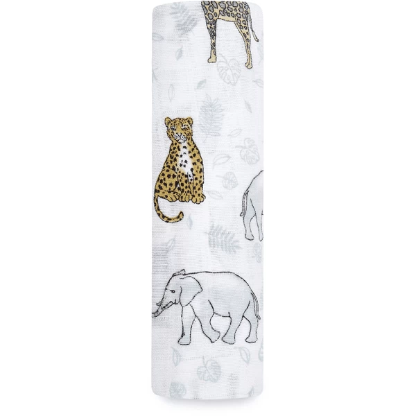 Aden + Anais⢠Grote Katoenen Mousseline Draagdoek Jungle - Tropical