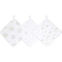 Aden +anais⢠Musslin Washandje 3-Pack Blush Ing Bunnies