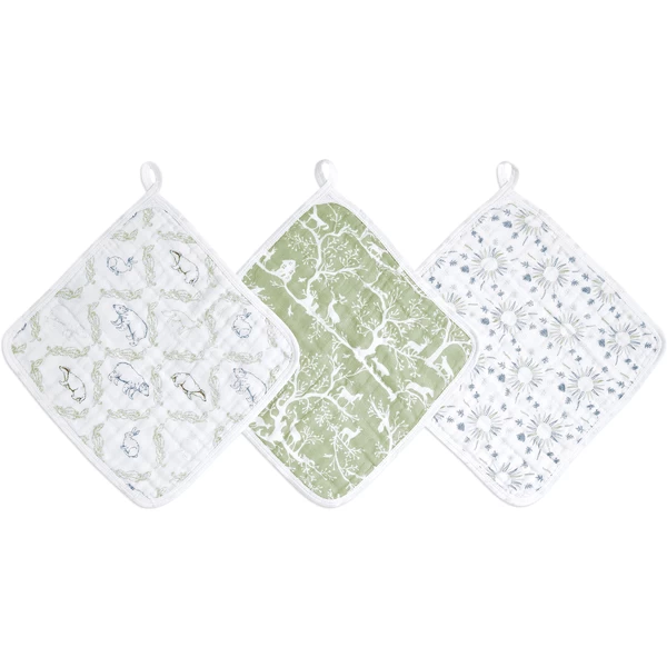Aden +anais⢠Musslin Washandje 3-Pack Harmony - Afbeelding 3