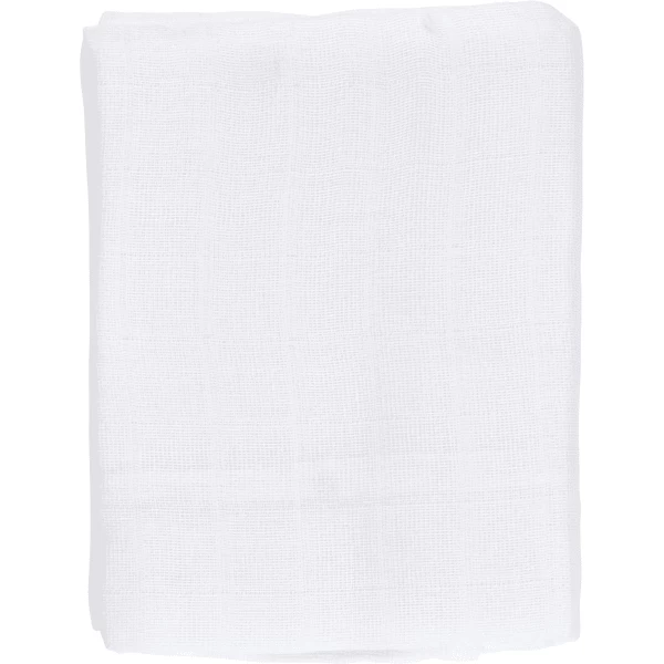 Alvi ® Gaasluiers Pak Van 10 Witte 80 X 80 Cm - Afbeelding 2