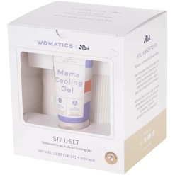 Alvi ®x Womatics Borstvoedingsset: Borstvoedingskussen To Go & Mama Cooling Gel