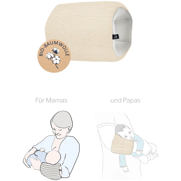 Alvi ®x Womatics Borstvoedingsset: Borstvoedingskussen To Go & Mama Cooling Gel - Afbeelding 4