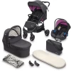 BabyGO Combi Kinderwagen 3 In 1 Rose