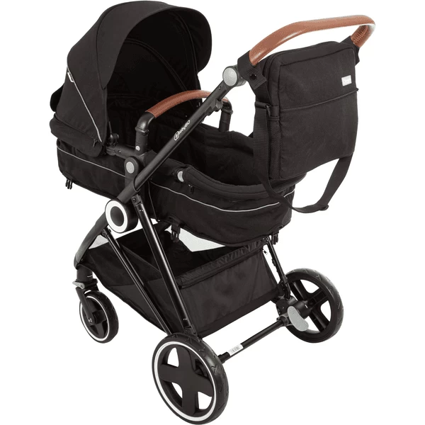 BabyGO Combi Wandelwagen Halime 3 In 1 Anthracite Black - Afbeelding 5