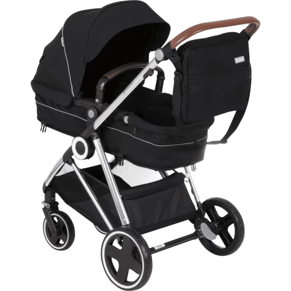 BabyGO Combi Wandelwagen Halime 3 In 1 Anthracite Silver - Afbeelding 5