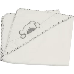 Be Be 's Collection Handdoek Met Capuchon Big Willi Grijs 100 X 100 Cm