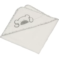 Be Be 's Collection Handdoek Met Capuchon Big Willi Grijs 80 X 80 Cm