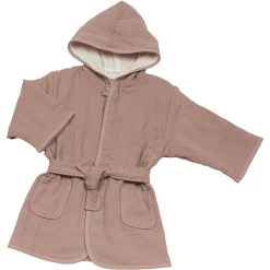 Be Be 's Collection Muslin Badjas Oud Roze