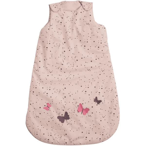 Be Be 's Collection Slaapzak Licht Gewatteerd 3D Vlinder Roze 60 Cm - Afbeelding 2