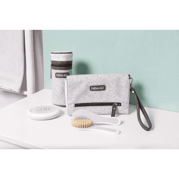 Bébé-jou® Kam En Borstel Ollie Grijs - Afbeelding 3