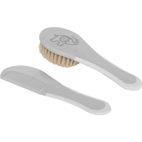 Bébé-jou® Kam En Borstel Ollie Grijs - Afbeelding 4