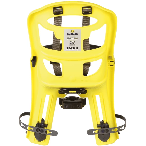 BELLELLI Bike Seat Tattoo Plus Handlefix Stuurmontage Yellow High Viz - Afbeelding 5