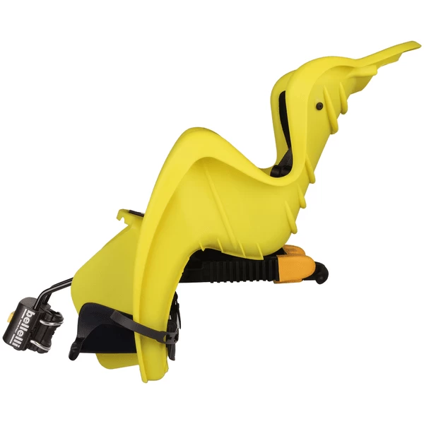 BELLELLI Fietsstoel Mr Fox Achteroverleunend B-fix Framehouder Yellow HI VIZ - Afbeelding 4