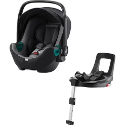 Britax Römer Autostoel Baby-Safe 3 I-Size Graphite Marble Incl. Basisstation Flex Base 5Z