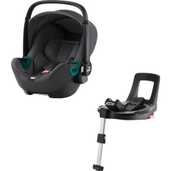 Britax Römer Autostoel Baby-Safe 3 I-Size Midnight Grey Incl. Basisstation Flex Base 5Z