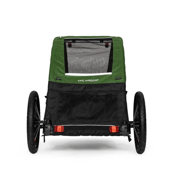 BURLEY Hondenfietskar Tail Wagon Groen - Afbeelding 5