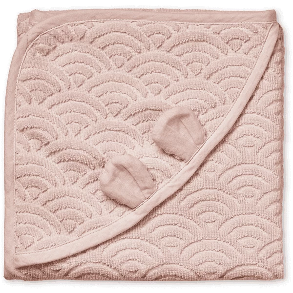 Cam Cam Copenhagen Cam Cam® COPENHAGEN Badhanddoek Met Oren Baby Pink - Afbeelding 3