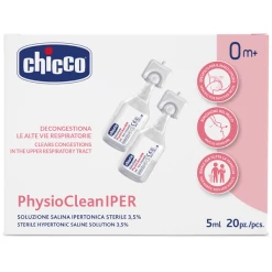 Chicco Zoutoplossing Fysio Clean 20 Stuks, 5 Ml