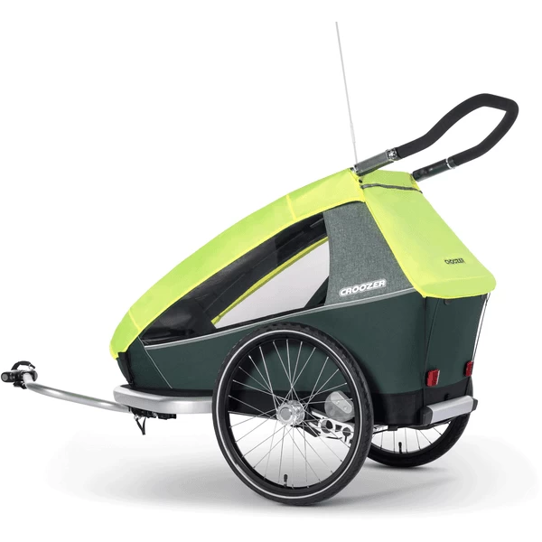 CROOZER Regenhoes Light Ning Yellow Voor Kid Tweezitter - Afbeelding 3