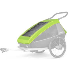 CROOZER Regenhoes Light Ning Yellow Voor Kid Tweezitter