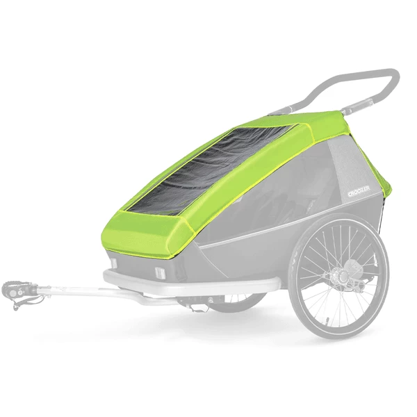 CROOZER Regenhoes Light Ning Yellow Voor Kid Tweezitter - Afbeelding 4