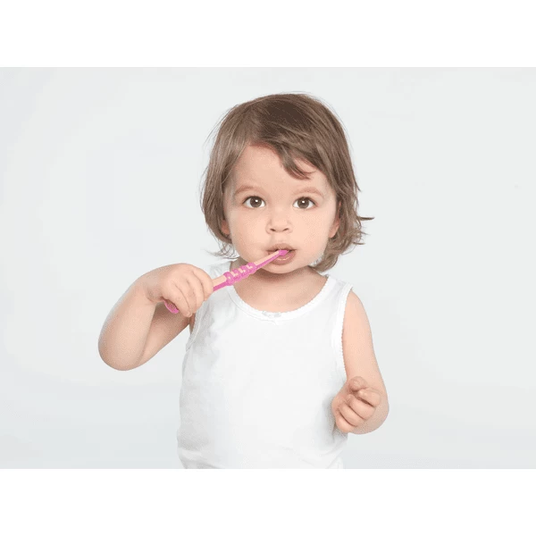 CURAPROX Baby Tandenborstel Met 4.260 Extra Fijne CUREN® Borstelharen 0 - 4 Jaar In Roze - Afbeelding 3