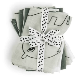 Done By Deer ⢠Washandje 5-pack Hert Friends Groen