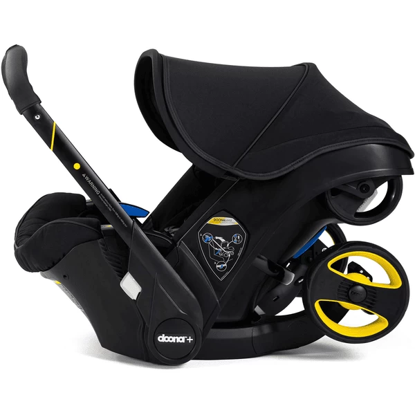 Doona Autostoel Midnight Edition Zwart Met Volledig Geïntegreerd Chassis 2 In 1 - Afbeelding 5