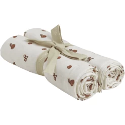 Fixoni Mousseline Doeken 2-pack GOTS Sheer Bliss Wit