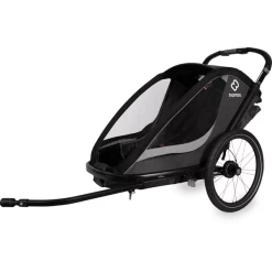 Hamax Kinderfietskar Cocoon Met Verstelbare Slaapstand Grijs/ Black