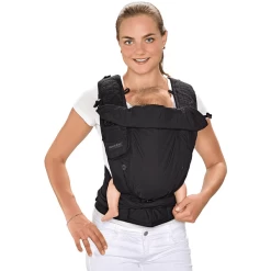 Hoppediz Draagzak Bondolino Plus Popeline One Size Zwart