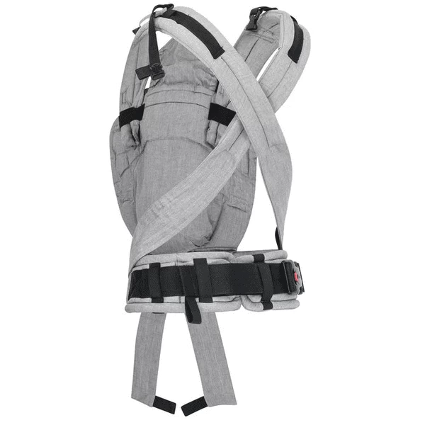 Hoppediz Draagzak Nabaca Basic-Set Regular Grijs Gemeleerd - Afbeelding 2