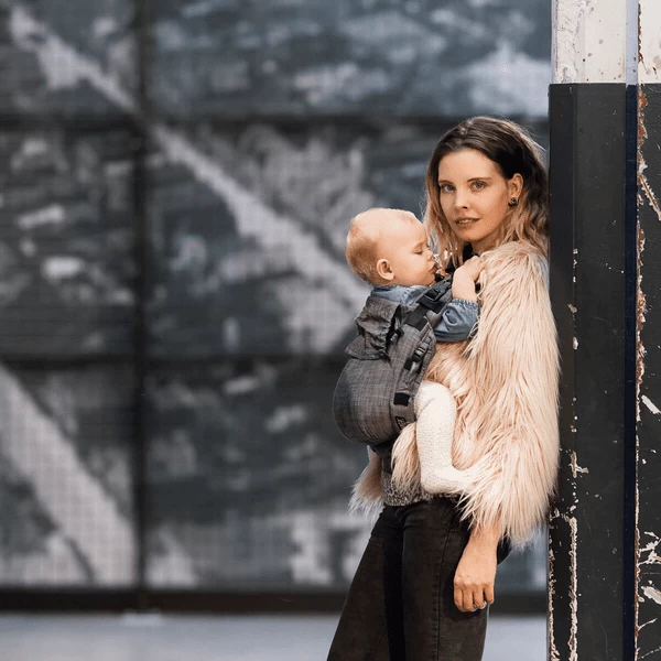 Hoppediz Draagzak Nabaca Basic-Set Regular Grijs Gemeleerd - Afbeelding 5