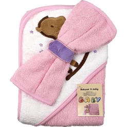 HĂTTE & CO Wasset 2 Stuks Roze