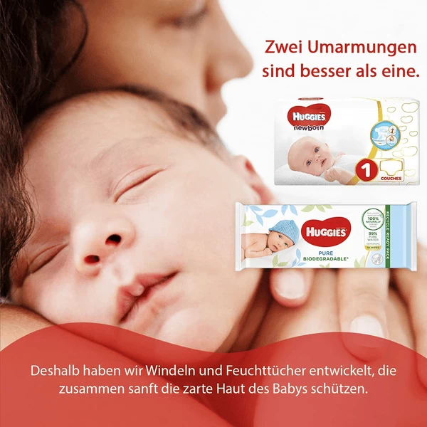 Huggies Natte Babydoekjes Natural 8 X 48 Doekjes - Afbeelding 5
