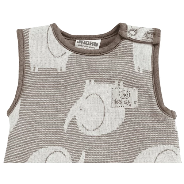 Jacky Slaapzak 120g Gewatteerd BABY ON TOUR Bruin - Afbeelding 4