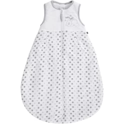 JACKY Slaapzak TENCEL Wit/grijs