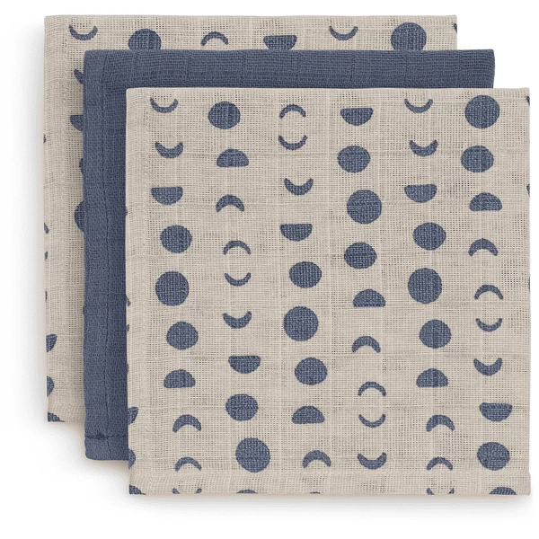 Jollein Babydoekjes 3-pack Maan Light - Afbeelding 5