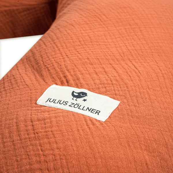 JULIUS ZĂLLNER Borstkussentje In Mousseline Rust - Afbeelding 2