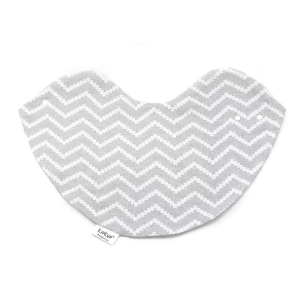 KipKep 3in1 Boerendoek Slabbetje Kisses4You Silver Grijs - Afbeelding 4
