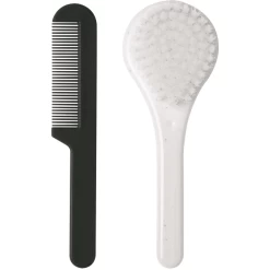 Luma ® Baby Care Kam & Borstel Spikkels White