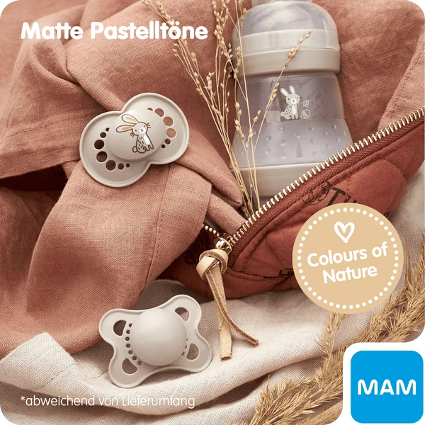 MAM Babyfles Easy Start Anti-koliek-Elementen 160 Ml 2 Stuks Konijn/uil In Grijs/roze - Afbeelding 5