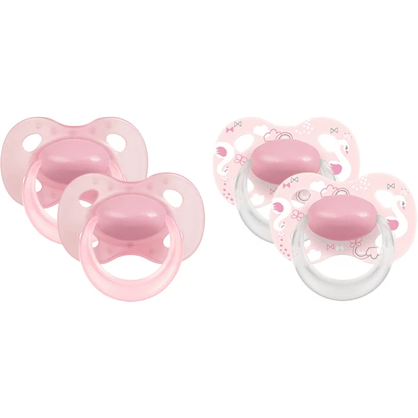 Medela Baby Original 0-6 Maanden DUO Sig Nature 4 Stuks In Rosé