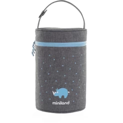 Miniland Geïsoleerde Dubbele Zak Thermibag Azuurblauw 700ml