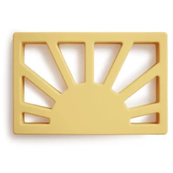 Mushie Bijtring Zon, Gedempt Yellow