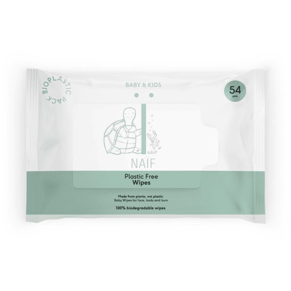 Naïf Wet Wipes Box Plastic Free 8 X 54 Vochtige Doekjes (432 Vochtige Doekjes) - Afbeelding 3